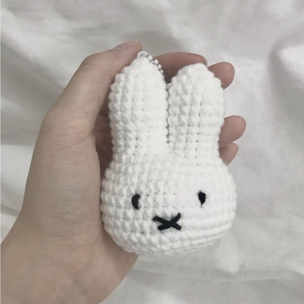 Miffy Keychain 100% Handmade Crochet